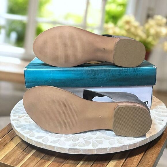 Bed Stu Betty Leather Back‑Zip Sandal Handcrafted Criss‑Cross Peep‑Toe Size 8 - Picture 12 of 16